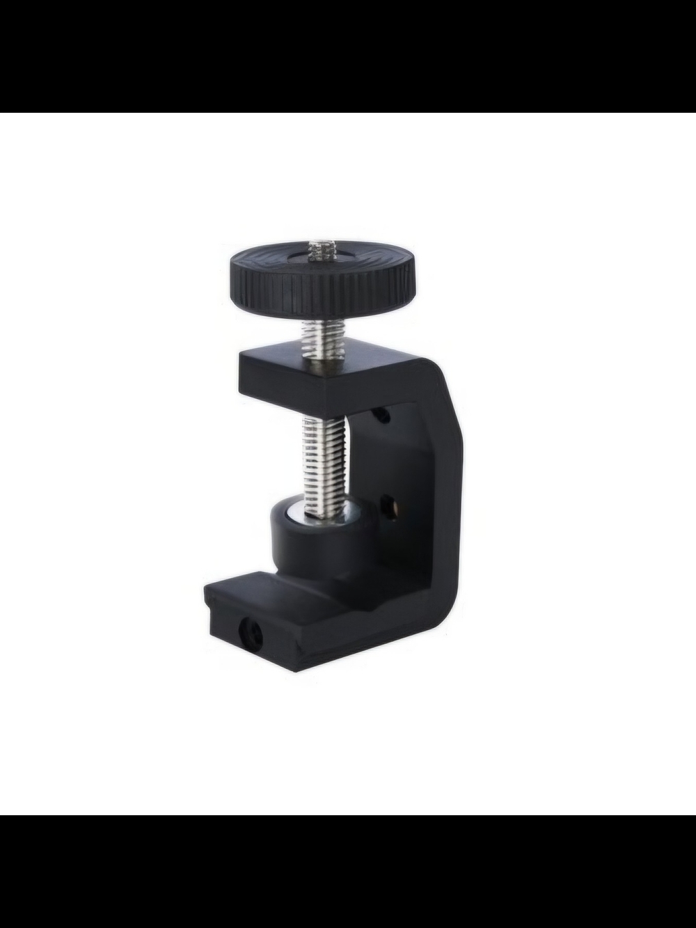 Adjustable Clamp Mount in Black and Silver